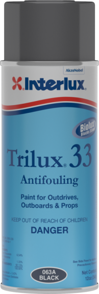 Interlux Black Trilux 33 Antifouling Aerosol YBA063A/16 by Interlux